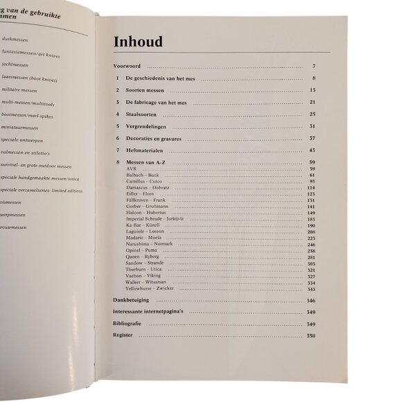 Messen Encyclopedie (Encyclopedia of Knives) By A E Hartink Written in Dutch HC - Picture 5 of 7